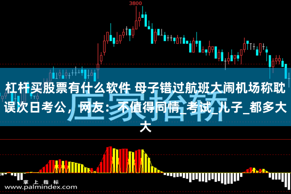 杠杆买股票有什么软件 母子错过航班大闹机场称耽误次日考公，网友：不值得同情_考试_儿子_都多大